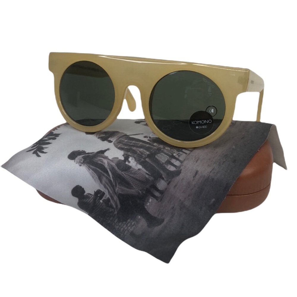 KOMONO Hippolyte Milky Bone Sunglasses (NE…